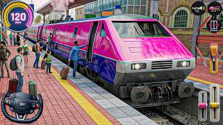 철도 여행 기차 시뮬레이터 3D: 현실적인 도시 간 기차 운전 게임 - 안드로이드 게임플레이 screenshot 4