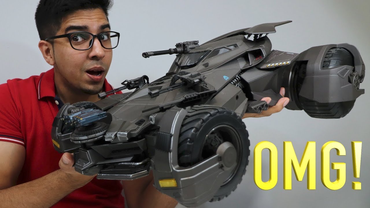 UNBOXING & LETS PLAY! - Ultimate Justice League BATMOBILE - 1/10 RC movie  car - FULL REVIEW! - YouTube