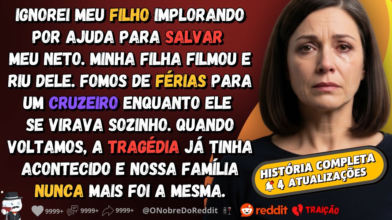 🗿🍷A história de uma mulher que escolheu férias de luxo em vez de salvar a vida do próprio neto.