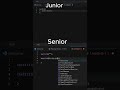 Junior vs Senior Dev 🔥 Skill Gap Explained 💻 #flutter #codeflow #dart