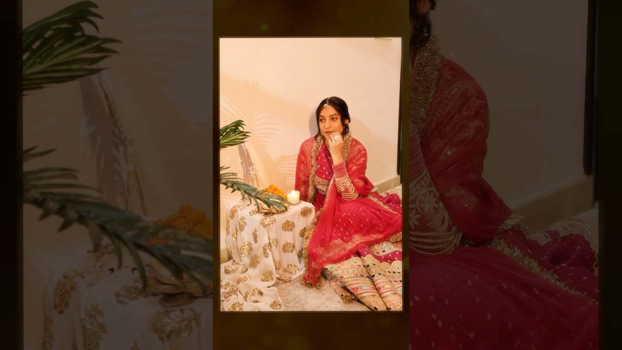 Self photoshoot at home #shorts #youtubeshorts #styling #festive #festivewear #wedding #anarkali