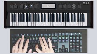 Virtual piano cover - If I disappear in the world, Will someone grieve for me? screenshot 4