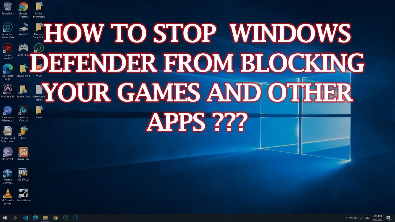 how to stop windows defender from blocking downloads windows 10