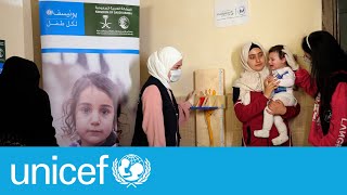 UNICEF and KSrelief support earthquake- affected families and children in Syria