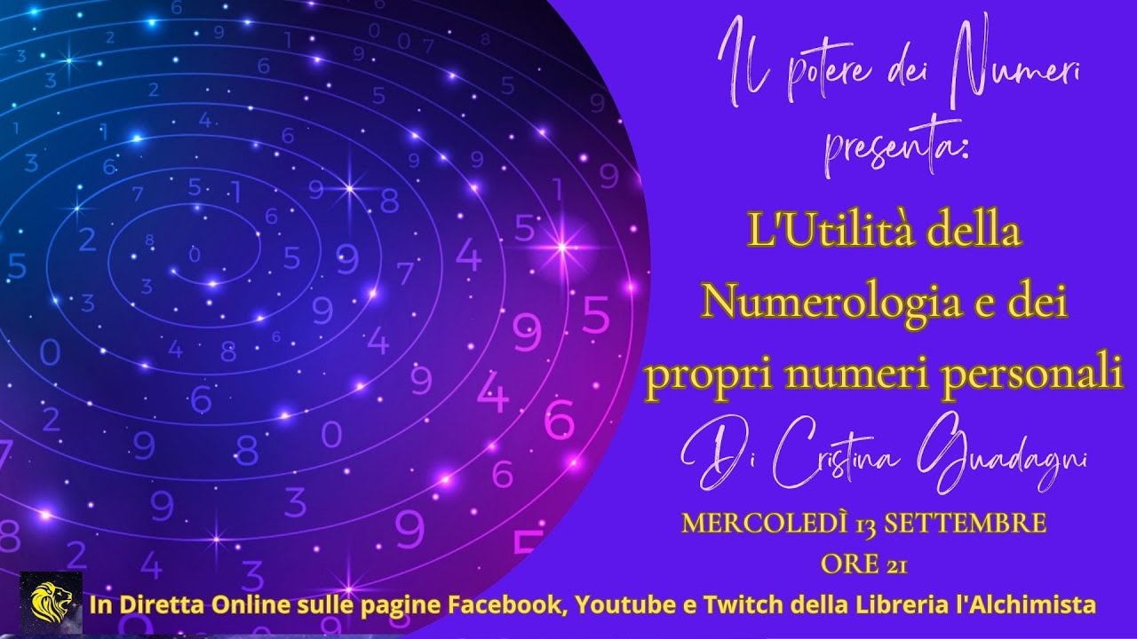 L'Utilità della Numerologia e dei propri numeri personali - Cristina Guadagni
