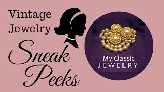 Vintage Jewelry Sneak Peek: Jomaz, Napier, Trifari, Monet, and more by My Classic Jewelry