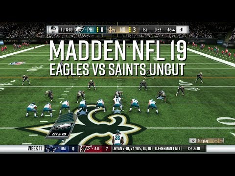 Madden NFL - Eagles vs Saints Uncut Game Madden NFL - Eagles vs Saints Uncut Game