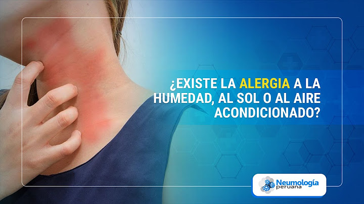Alergia a la humedad o al aire acondicionado: ¿Es real?