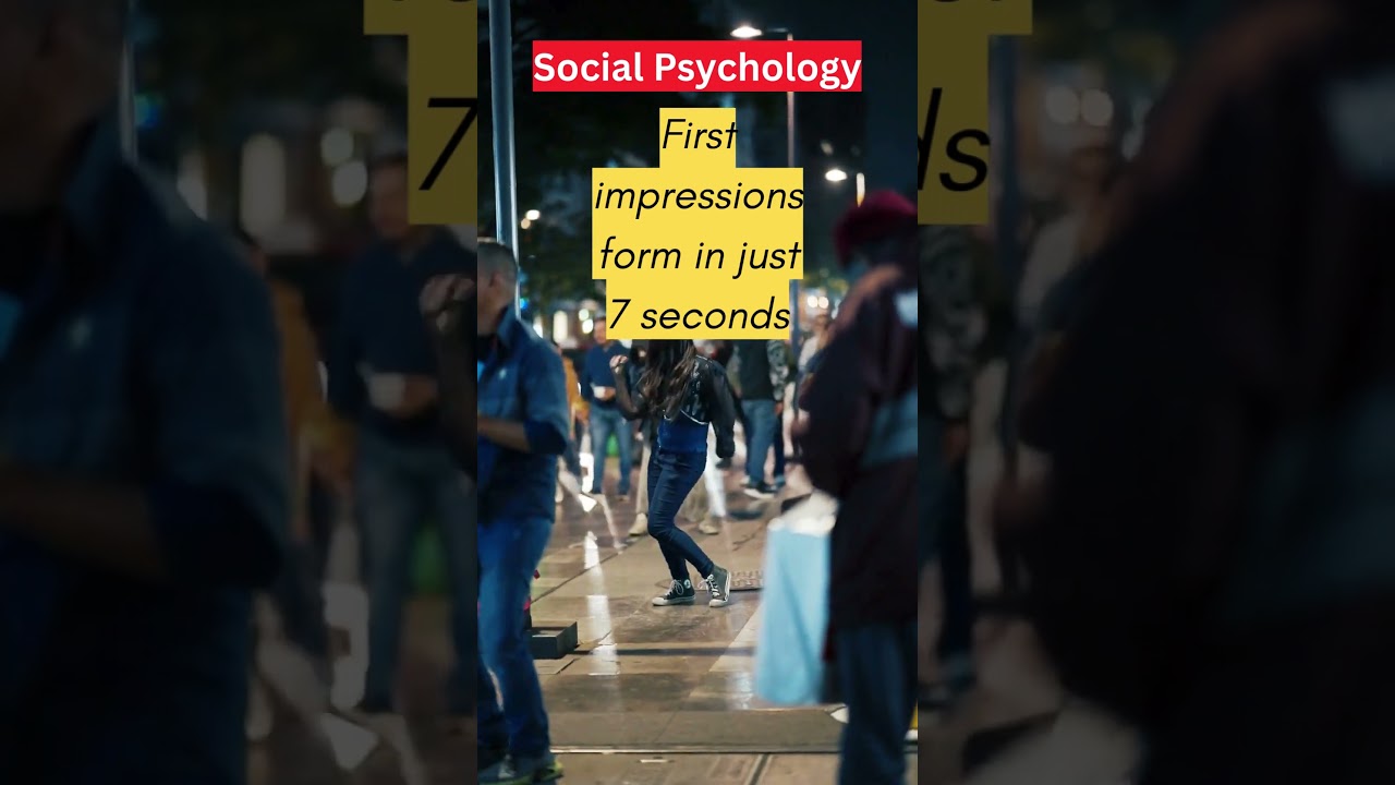 😳 You Have 7 Seconds to Make an Impression 