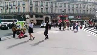 Best Funny Street Dance And Sing In Paris France 2016