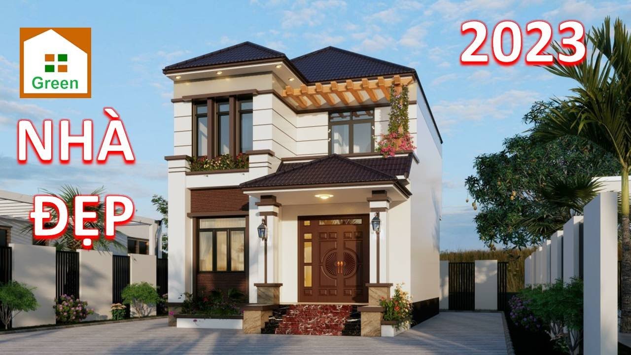 Mẫu Nhà 2 tầng Mái Nhật Đẹp 2024 | Cảm ơn anh Tĩnh ở Hưng Yên ...