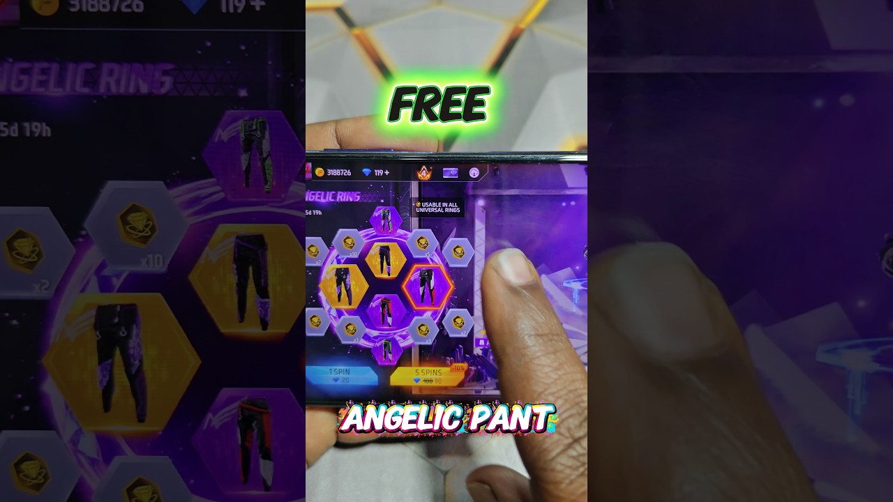 Free Fire Angelic Pant Free Mai Kaise Nikale 🔥| angelic pant in free fire 🤑