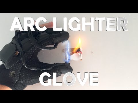 DIY Arc Lighter Glove! - Spy Gadget (Electric, Burns Anything You Touch!!!)