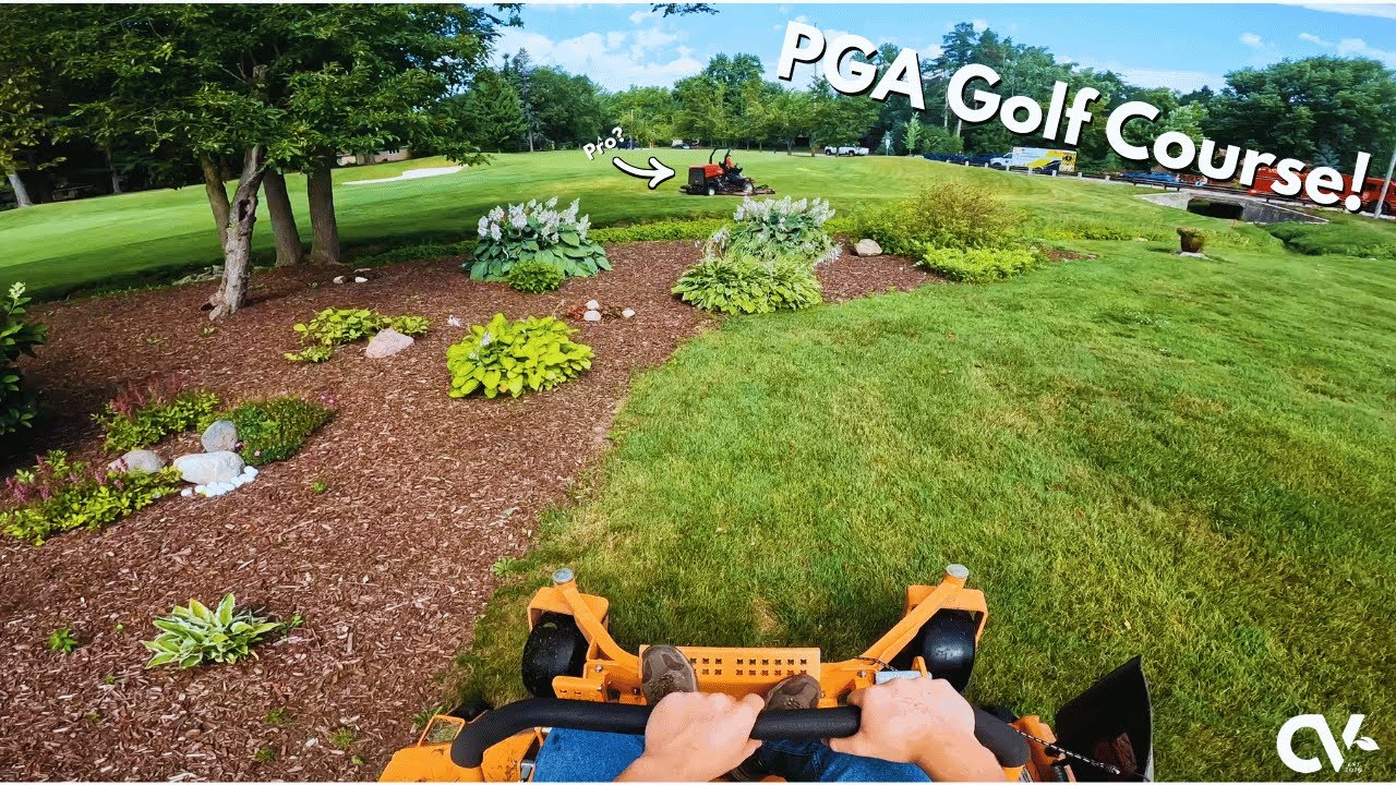 Mowing Next to a PGA Course—No Room for Mistakes! | Mowing POV