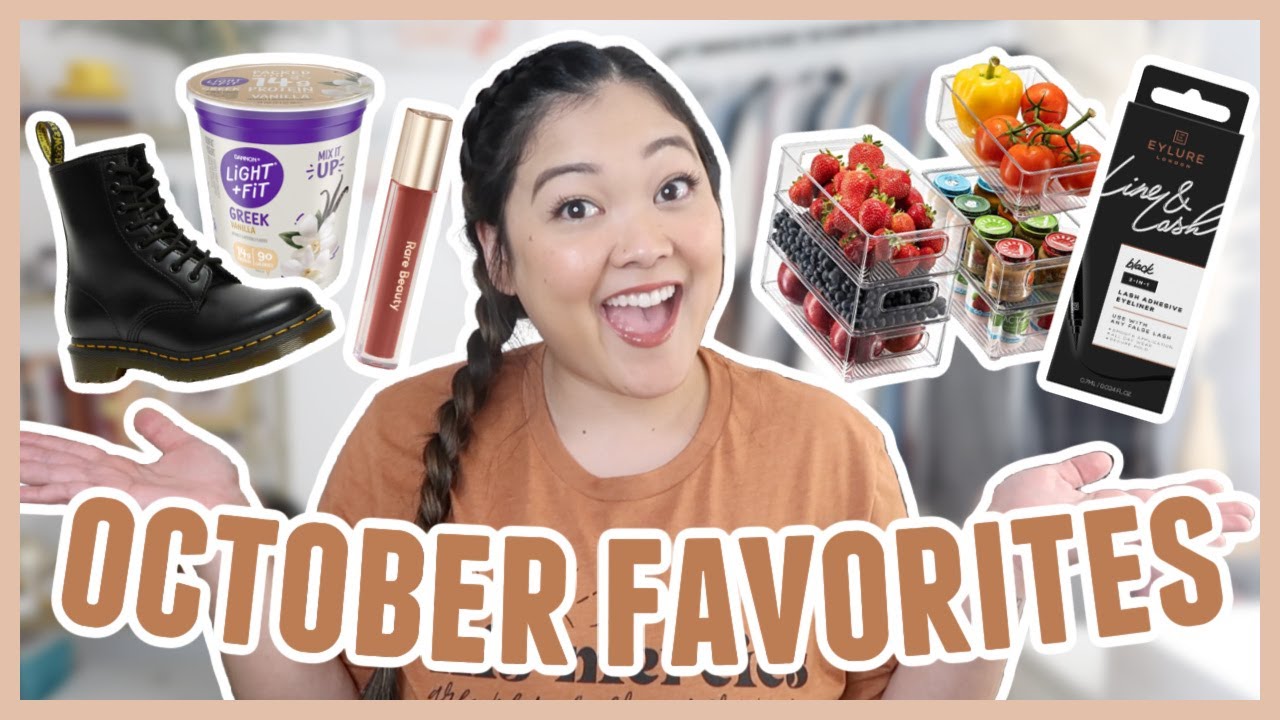 OCTOBER FAVORITES // Eylure, Rare Beauty, Dr. Martens, Love in Faith & more!