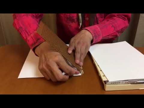 みなさんも点字の手紙を書いてみませんか 手軽に点字を手書きで記す方法 Youtube