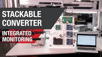 DC/DC converter stacking to 160A with integrated PMBus monitoring