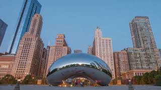 Chicago Time Lapse | Cloud Gate Called The Bean