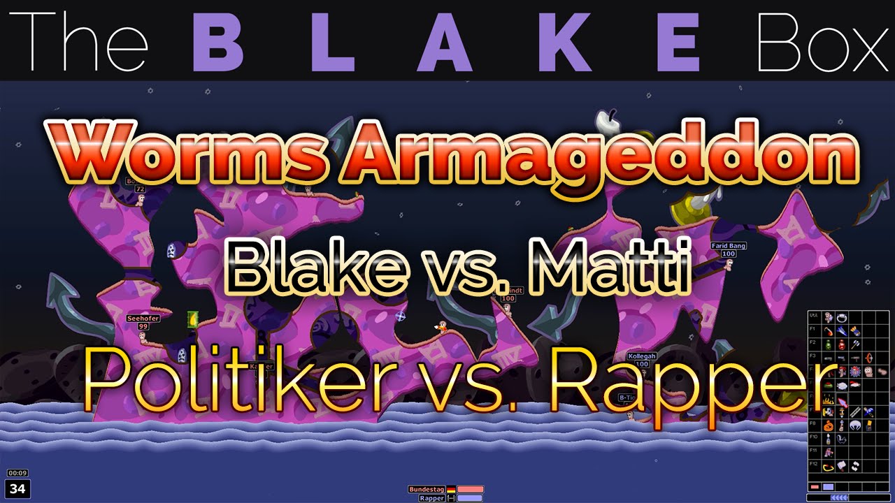 Worms Armageddon Let's Play Together 1 Politiker vs. Rapper (feat. Matti) [German/Deutsch