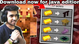 How to download minecraft but piglin trades op structures download now for  minecraft java edition