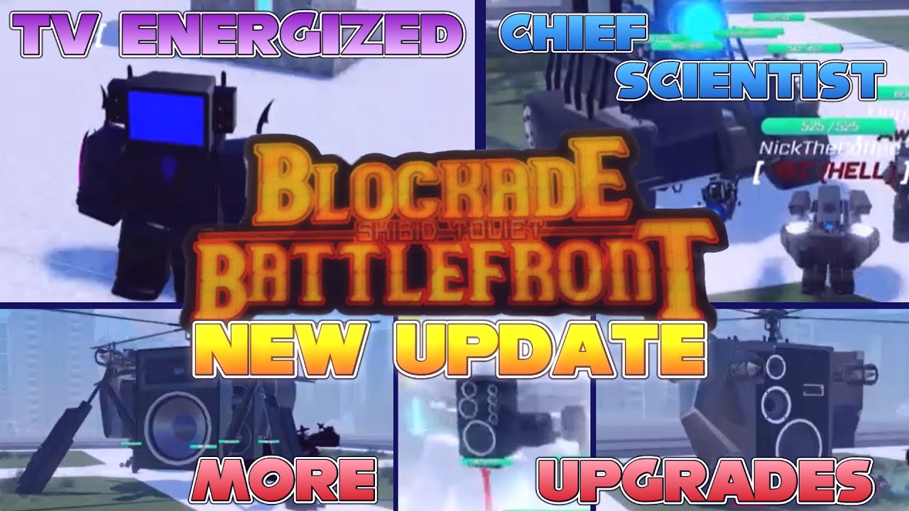 NUEVA ACTUALIZACIÓN DE SKIBIDI TOILET BLOCKADE BATTLEFRONT || ROBLOX