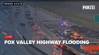 Flooding on Fox Valley highway