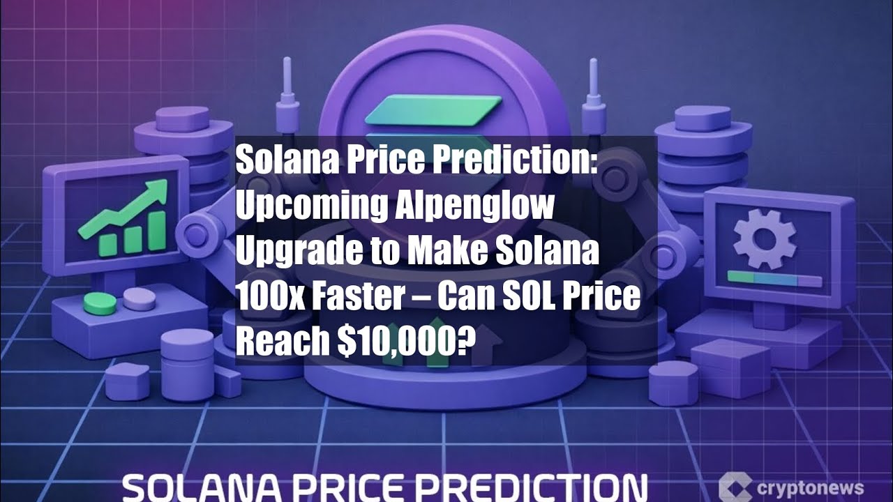 Solana Price Prediction: Upcoming Alpenglow Upgrade to Make Solana - YouTube