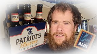 Patriot’s Reserve American Lager Review - Aldi’s Best Beer