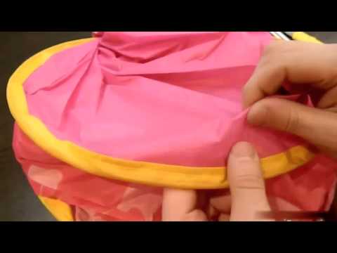 Дитячий ігровий намет Замок принцеси. Рожева Палатка для дівчинки. Намет Замок, видео 1