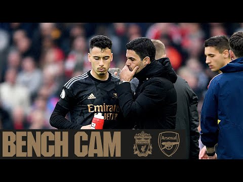 BENCH CAM | Liverpool vs Arsenal (2-2) | All the reactions and emotions to our draw at Anfield