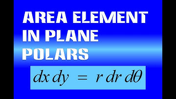 ADVANCED - the area element in plane polars