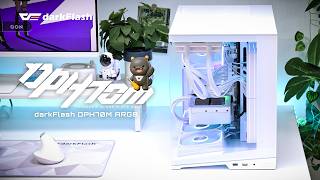 공간 효율과 확장성을 잡은 듀얼 챔버 미니 타워 케이스 다크플래쉬 DPH70M ARGB
