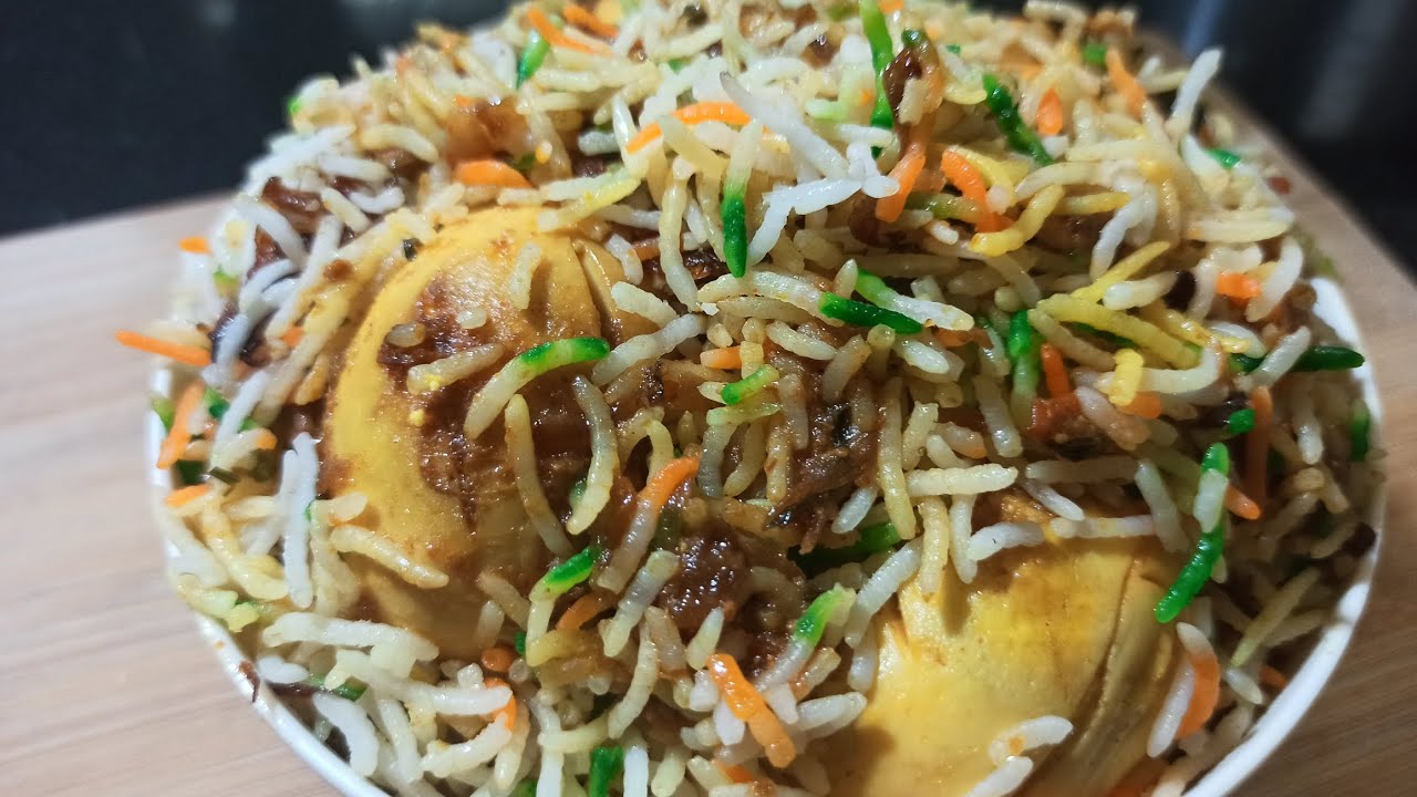 Egg Biryani Recipe||How To Make Egg Biryani||Quick And Easy