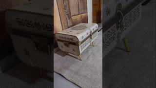 Vintage Trunk Transformation | DIY Old Trunk Makeover Idea | how to paint with chalk paint