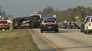 Driver dead after pickup truck traveling wrong way slams into car