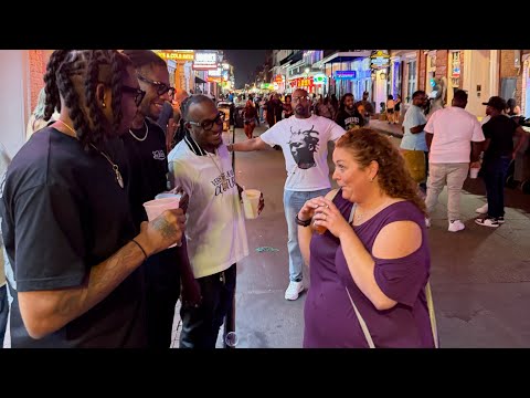 Bethany goes to Bourbon Street and shows out in front of Larry!