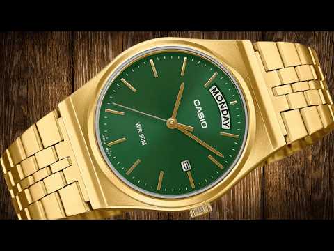 Casio's NEW $110 Dress Watch Looks Like a Rolex Day-Date! | MTP-B146 Review