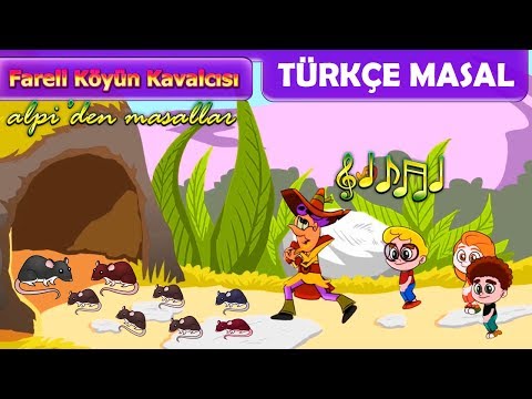 Fareli Köyün Kavalcısı Çizgi Film Masalı | Alpi Çocuk Masalları 2018