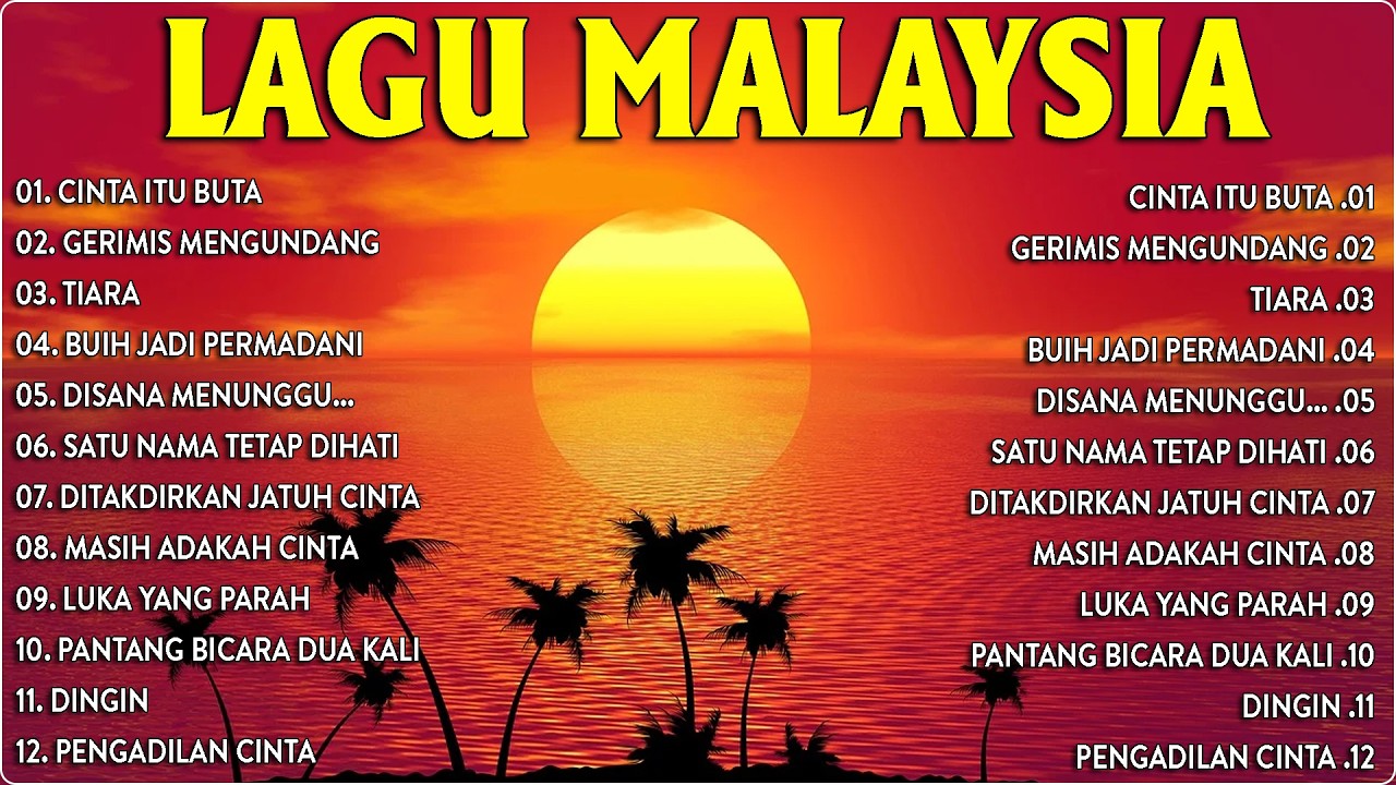 lagu malaysia menyentuh terbaik | lagu slow rock terbaik 90an | koleksi lagu kenangan terpopular😘