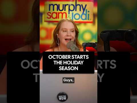 October Starts The Holiday Season