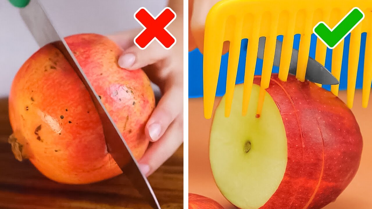 Brilliant Methods to Cut and Peel Foods with Ease!