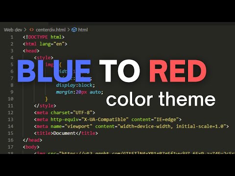 How To Change Color  Theme In Visual  Studio Code | Change Blue to Purple Color In VS Code
