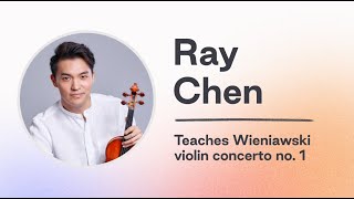 Violin Practice with Tonic | Ray Chen teaches Wieniawski Violin Concerto No. 1