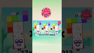 Hand to mind Numberblock triple same multiplication16&17#coolmaths#shorts#learntocount#youtubeshorts