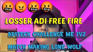 MUMY MATCH COME NAALA ADI 😱😱 1V2 CHALLENGE FOR NALA ADI LOSSER 😱 FREE FIRE #ffCHALLENGE