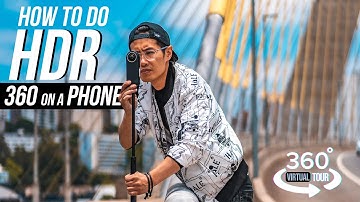 360° HDR w/ ONLY a Phone?! Qoocam 8K SuperHDR Mobile Editing + Tripod Removal Tutorial