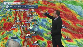 Powerful wind storm on Saturday for Southern Colorado