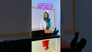 3 best exercises for knee flexion contracture or stiff knee at home | urdu | hindi | knee pain