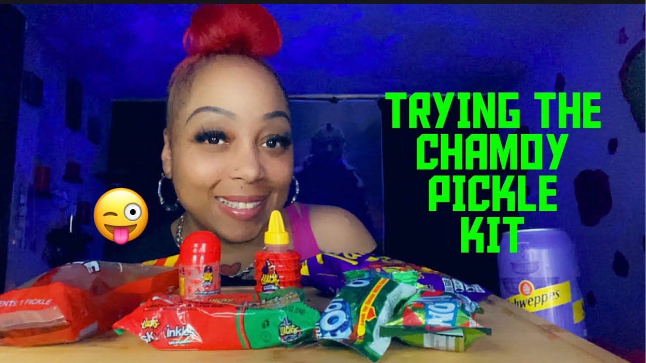 TRYING THE CHAMOY PICKLE KITLETS GET IN TO ITTHEREALLADYREDASMR😜