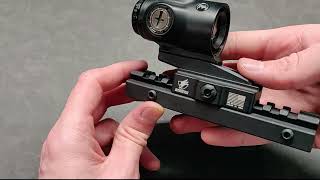 How to Adjust the Quick Detach Lever on a Picatinny Rail Optic Mount Tutorial